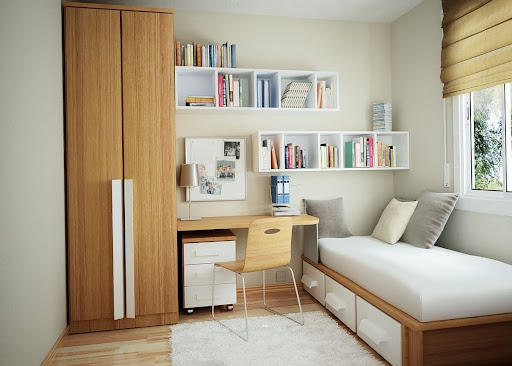Bố trí phòng ngủ nhỏ một cách khoa học và hợp lý sẽ giúp cho không gian nghỉ ngơi của bạn trở nên đẹp hơn và tiện nghi hơn. Chúng tôi chuyên thiết kế và bố trí các phòng ngủ nhỏ, mang lại cho bạn sự tiện lợi và thoải mái tuyệt vời.