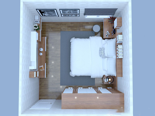thiết kế căn hộ mini 15m2