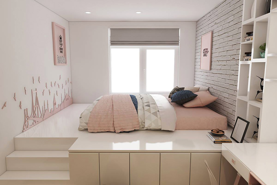 Hãy đến với chúng tôi để sử dụng thiết kế phòng ngủ nhỏ tiện nghi và đẹp mắt. Bạn sẽ được tư vấn và lựa chọn những sản phẩm phù hợp để tối ưu hóa không gian của mình. Phòng ngủ của bạn sẽ trở nên lý tưởng và thoải mái hơn bao giờ hết.